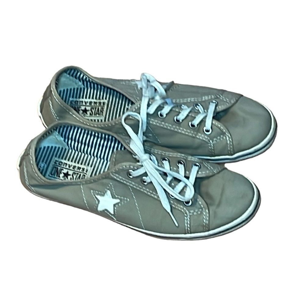 Converse One⭐️Star Tan Canvas Sneakers casual shoes, low, 8.5